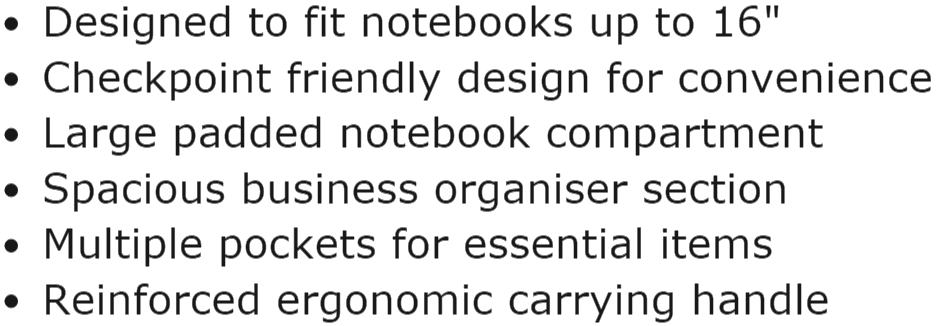 תיק צד למחשב נייד סוויס גיר SWISS GEAR WENGER INSIGHT